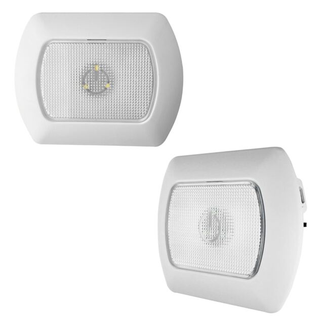 Xtralite Omni Stick-On Tap Lights LED Wall Lights Twin Pack USB Rechargeable