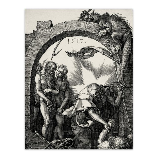 Harrowing of Hell Christ in Limbo Durer Huge Wall Art Print 18X24 In