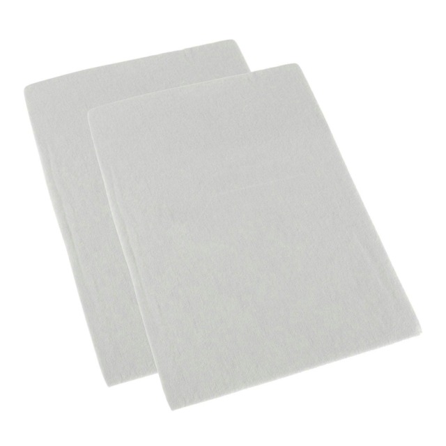 Homescapes White Brushed Cotton Fitted Cot Sheet Pair, 60 x 120 cm White