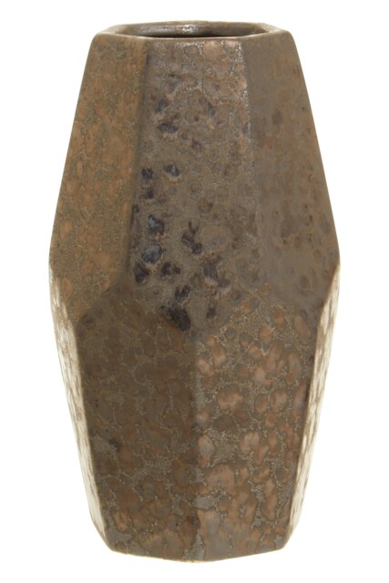 Interiors by Premier Handcrafted Large Ceramic Vase, Robust And Durable Pottery Vase, Sleek And Sturdy Ceramic Vase For Flowers Brown