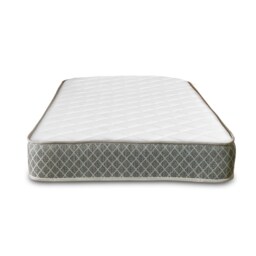 Diamond Memory Foam and Spring Hybrid Mattress Breathable Cooling Surface White Single