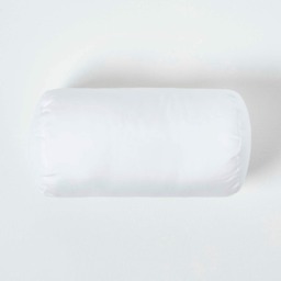 "Homescapes Luxury Super Microfibre Bolster Cushion Pad Insert Inner 45 x 20 cm (18 x 8 inches) White 45 x 20 cm (18 x 8"")"