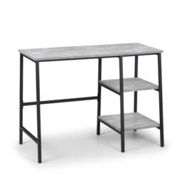 Signature Harstad Desk in Concrete and Black
