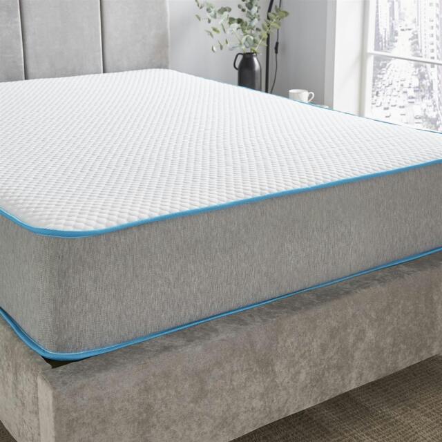 Premium Comfort Bubble Hybrid Mattress - 23cm Deep, Soft/Medium Firmness Grey King