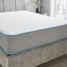 Premium Comfort Bubble Hybrid Mattress - 23cm Deep, Soft/Medium Firmness Grey King