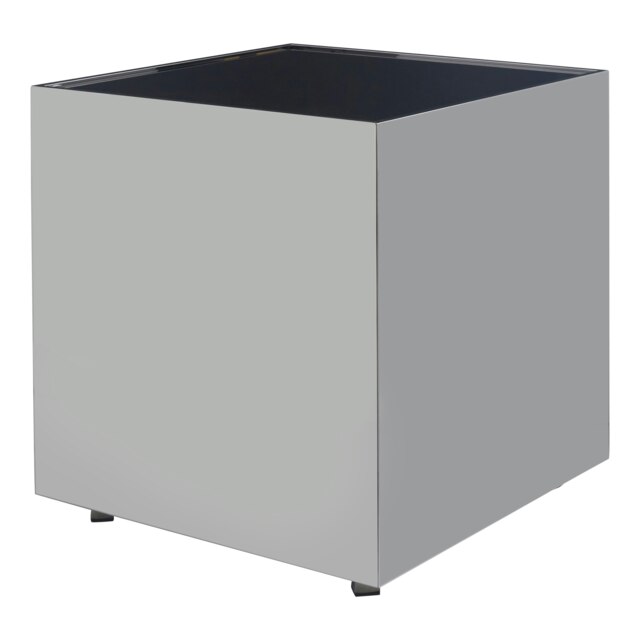 Durable Design Square Chrome Finish Side Table, Sleek Design Modern Side Table, Stylish Square Side Table Silver