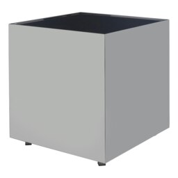 Durable Design Square Chrome Finish Side Table, Sleek Design Modern Side Table, Stylish Square Side Table Silver