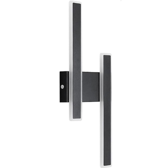 Modern LED Wall Lamp Black Indoor 32W Wall Sconce