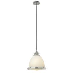 Amelia 1 Light Medium Dome Ceiling Pendant Chrome, E27