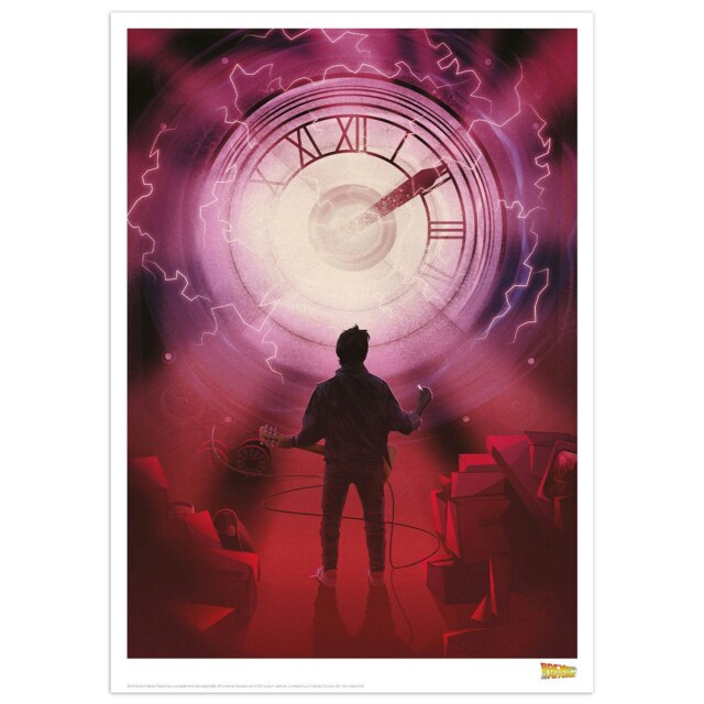 Back to the Future Poster Limited Edition Art Print
