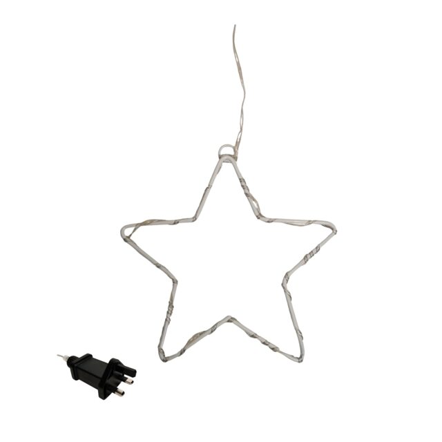 1.2m x 1.2m FlexiBrights Christmas Star Curtain Lights with 258 White LEDs