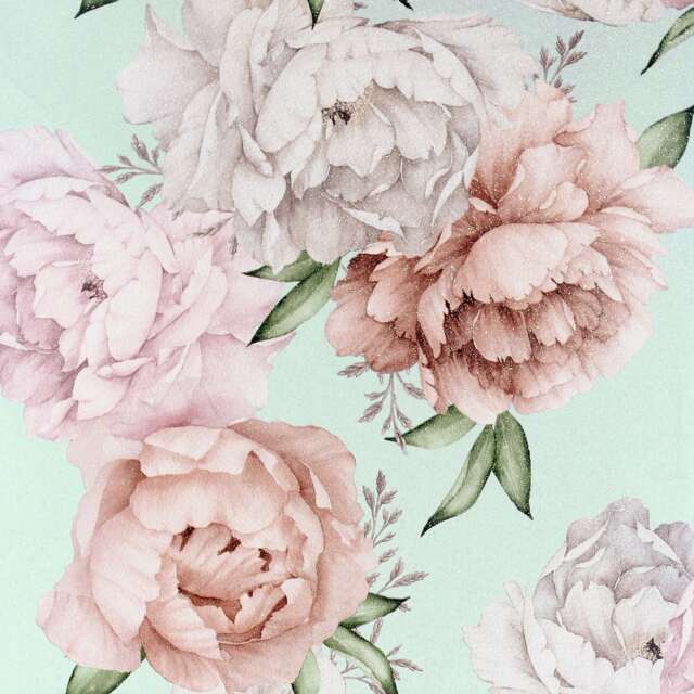 Arthouse Mixed Peonies Mint