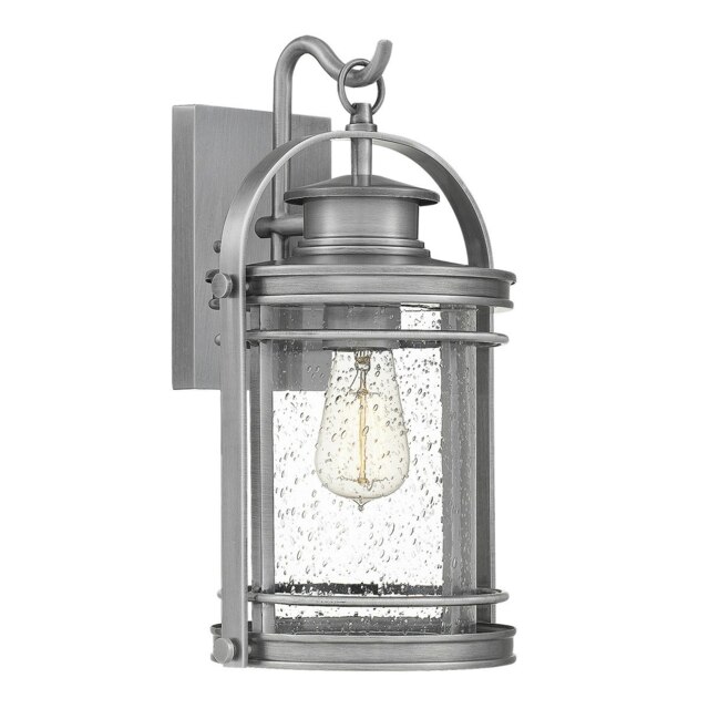 Quoizel Booker Outdoor Wall Lantern Industrial Aluminium, IP44
