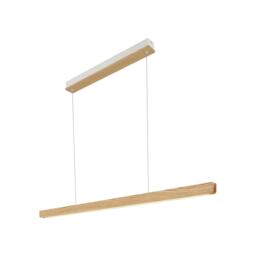 Nordlux Ilgas Indoor Pendant Light Brown Wood Intergrated LED 30,000hrs - Mains Powered, IP20