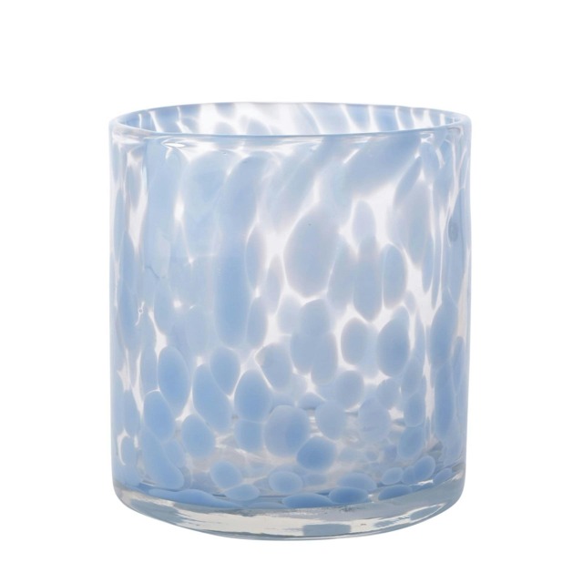 Hestia Confetti Glass Vase - Blue
