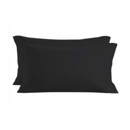 200TC HOUSEWIFE Pillowcases Black