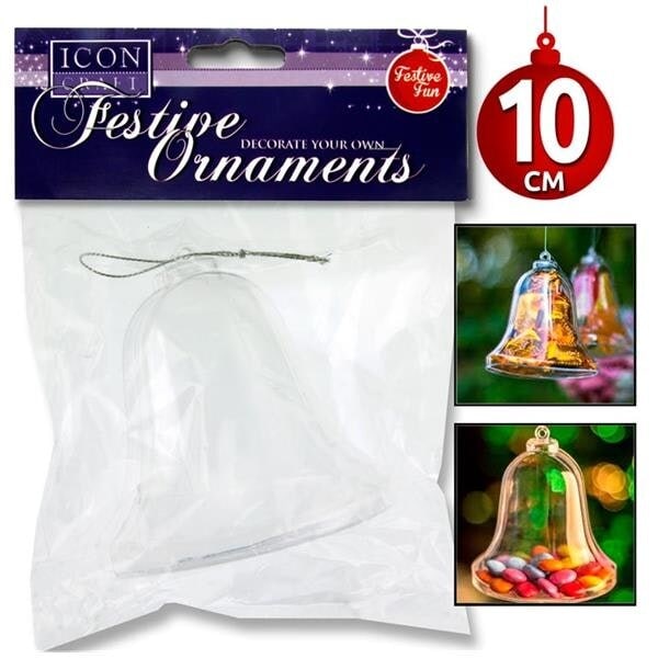 Decorate Your Own Christmas Bell 10cm by Icon Craft