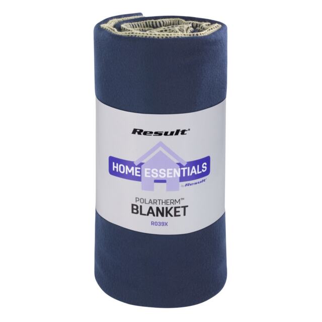 Result Winter Essentials Polartherm Blanket Blue Marine Navy One Size 1