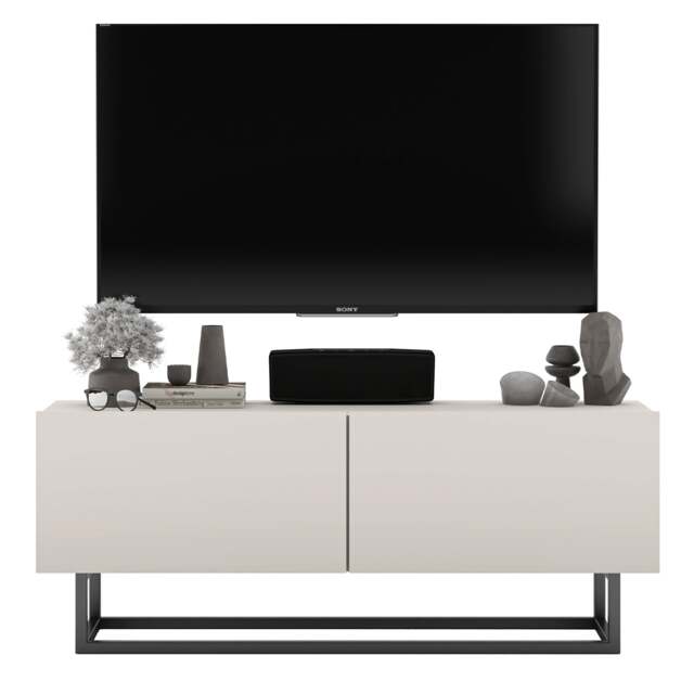 Enjoy Minimalist Wall-Mounted TV Unit 120cm - Cashmere Grey Cashmere One Size