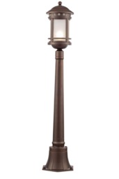 Outdoor Salamanca Brown Bollard Landscape Light IP44