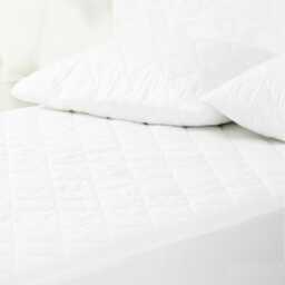 Belledorm Cotton Pillow Protector - White - 51 x 76cm