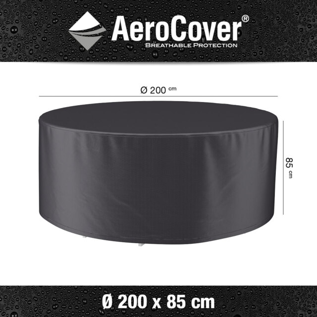 Platinum AeroCover Patio Furniture Set Waterproof and Breathable Ripstop Polyester Cover W200 x D200 x H85 cm
