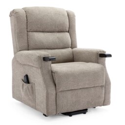 Ashfield Electric Fabric Dual Motor Rise Recliner Lift Mobility Chair (Mocha)