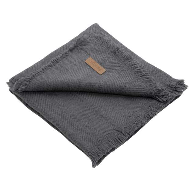 Ukiyo Polylana Woven Aware Blanket - Grey - One Size
