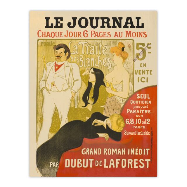 Journal Vintage Newspaper Magazine Cover Steinlen Huge Wall Art Poster Print