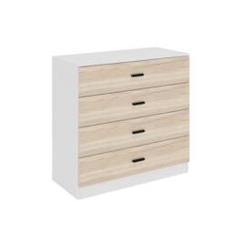 White - Chest of 4 Drawers White 1