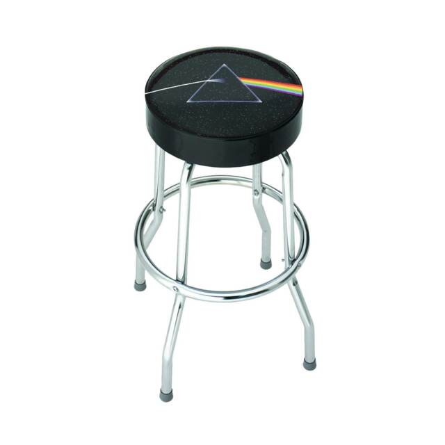 Rocksax Pink Floyd Bar Stool - The Dark Side Of The Moon Black