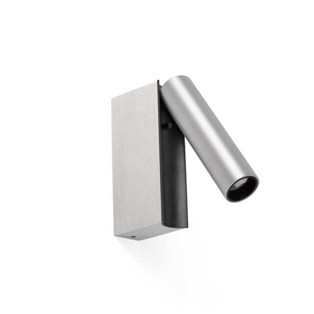 Cronos LED Reading Wall Light Brushed Aluminium 2700K