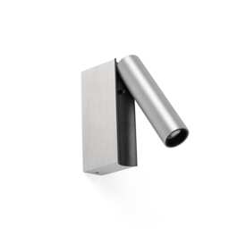 Cronos LED Reading Wall Light Brushed Aluminium 2700K