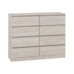 Malvern 8 Drawer Chest Cream Urban Snow