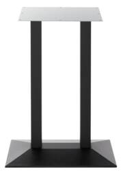 Black cast iron pyramid table base - Twin 1050 mm Black