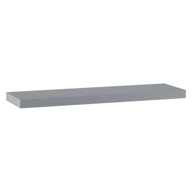 Floating Wooden Wall Shelves - 80x23.5cm Grey Grey & Set of 1 1