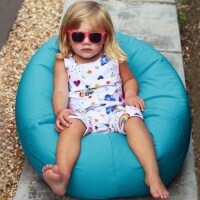 rucomfy Indoor Or Outdoor Kids Water Resistant Small Classic Beanbag