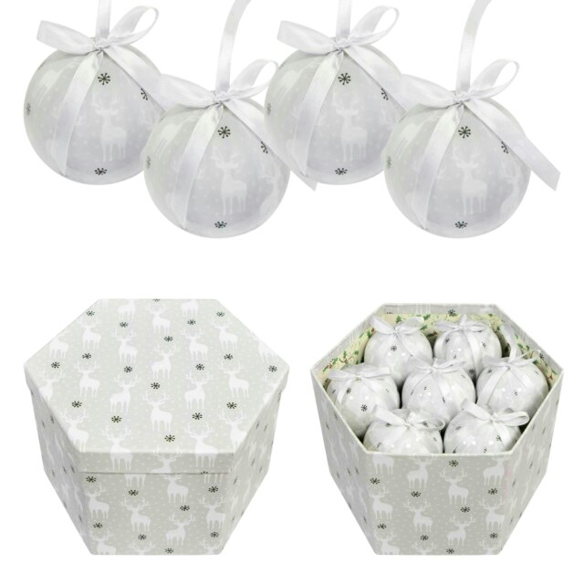 The Christmas Workshop Set of 14 Christmas Reindeer Baubles