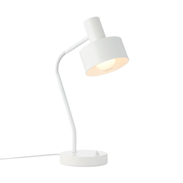 Nordlux Matis Indoor Table Lamp White Metal E27 On-Fixture Switch - Mains Powered, IP20 White White