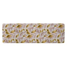 Pastel Rose And Gold Autumn Runner Rug Multi