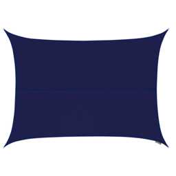 3m x 2m Rectangle Waterproof Blue Sun Shade Sail