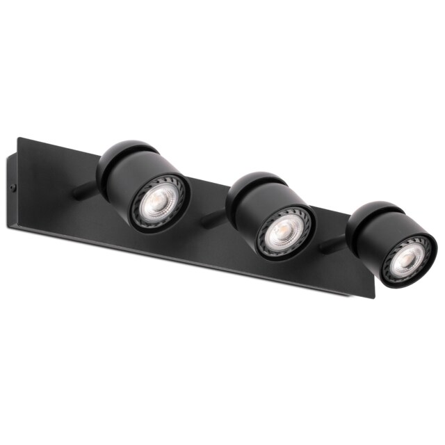 Coco Triple Spotlight Wall Lamp Black 3x GU10