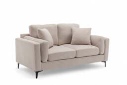 Fabric Beige 2 Seater Sofa MARGHERA