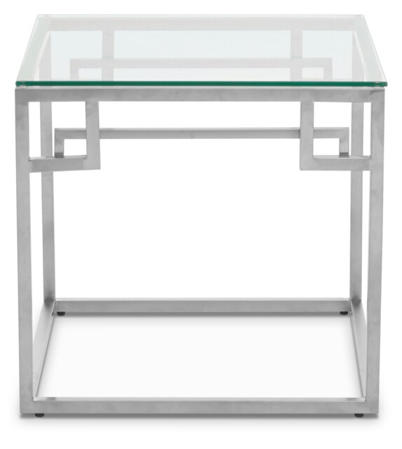Allure Silver Side Table Silver