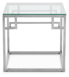 Allure Silver Side Table Silver