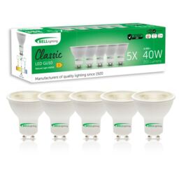 BELL Lighting GU10 LED Spotlight 4.4W Energy Saving Light Bulbs Natural White 4000K