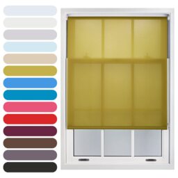 225cm Wide Daylight Roller Blind 210cm Drop Green Green