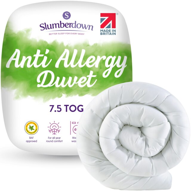Slumberdown Anti Allergy Duvet, 7.5 Tog, King