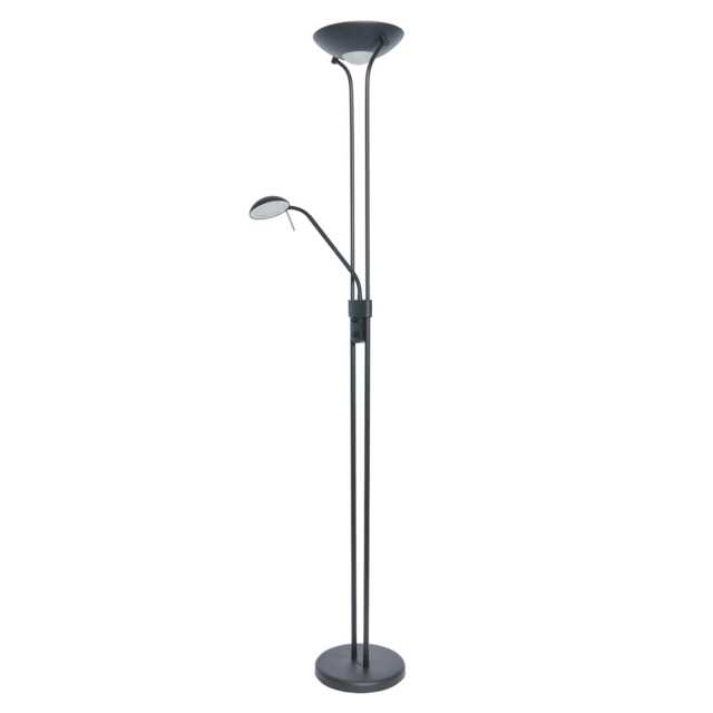 BHS Mother and Child LED Floor Lamp Black Satin Black 1