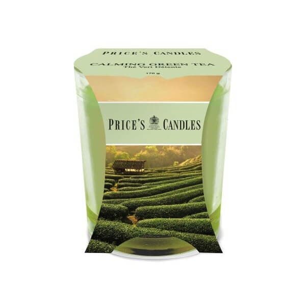 Prices Fragrance Collection Calming Green Tea Cluster Jar Candle Green